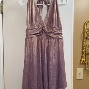 Target Purple Backless Dress